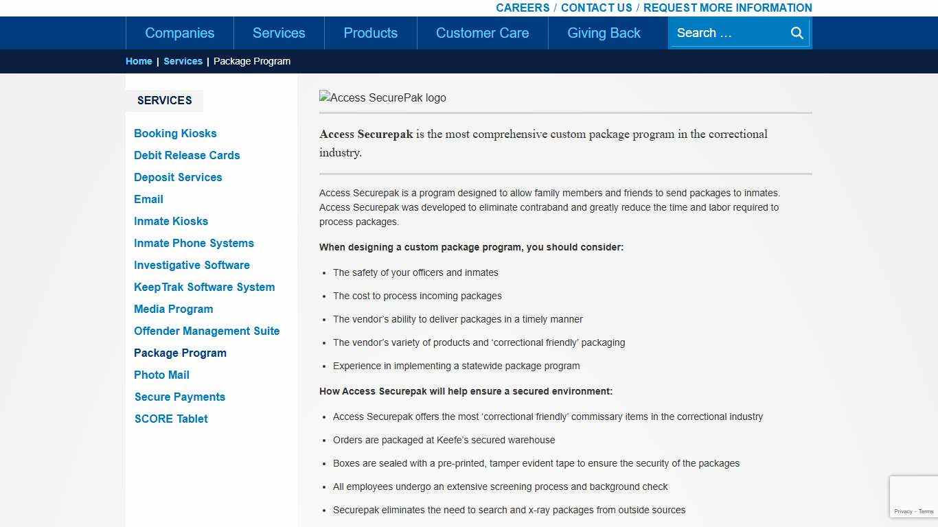 Package Program - Keefe Group